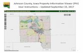 Johnson County, Iowa Property Information Viewer (PIV ... · 3. Click a location in the map to open the Pictometry window, which will open in a new browser tab or window, according