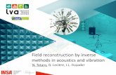 Field reconstruction by inverse methods in acoustics and ... · JVA, 137(2), 2015 . Forget S., Totaro N., Guyader J.L., Schaeffer M., Source fields reconstruction on a 3D structure