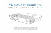 EZCast Beam V3 Quick Start Guide · Select “bluetooth” to use Beam V3 as a bluetooth speaker. Connection: Turn on bluetooth of your mobile or computer, and find Beam-XXXX to connect.