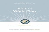 ABC Florida A&M University · 2012. 9. 26. · 2 2012-13 UNIVERSITY WORK PLAN FLORIDA A&M UNIVERSITY INTRODUCTION The State University System of Florida has developed three tools