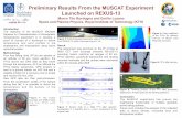 Preliminary Results From the MUSCAT Experiment Launched on … · 2013. 6. 19. · 0 50 100 150 200 250 300 350 400 −1 0 1 2 Time [seconds] Acc.z [g] 0 50 100 150 200 250 300 350
