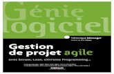 Gestion de projet agile - Unitheque · PDF file Gestion de projet agile 2 En référence à la métaphore de Jérôme Barrand, dans son ouvrage sur Le Manager agile1, on pourrait comparer