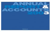 ANNUAL REPORT & ACCOUNTS 2003 - Savills/media/Files/S/Savills-PLC...REPORT 5 Financial Summary 8 Chairman’s Statement ... 7 April 2004 Annual General Meeting: 5 May 2004 Proposed