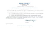 NOTICE OF 2007 ANNUAL SHAREHOLDERS’ MEETING - Walmart€¦ · NOTICE OF 2007 ANNUAL SHAREHOLDERS’ MEETING To Be Held June 1, 2007 Please join us for the 2007 Annual Shareholders’