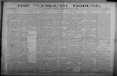 The Plymouth tribune. (Plymouth, Ind.) 1905-05-04 [p ]. · the name of the church, St. Thomas Church. Within the metallic box placed in the corner stone were the following articles,