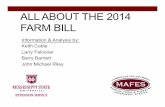 2014 Farm Bill Learning Session - Mississippi State Universityblogs.extension.msstate.edu/agecon/files/2014/12/2014...Olympic(AverageCounty(Yield 45 43 43 43 44 Olympic(AverageMarketYear(Price