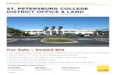 ST. PETERSBURG COLLEGE DISTRICT OFFICE & LAND · ST. PETERSBURG COLLEGE DISTRICT OFFICE & LAND Licensed Real Estate Broker 6021 142nd Avenue North, Clearwater, FL 33760, Pinellas
