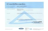 Certificado ISO 14001 Ma &áße'ZÞ IAF TUV www · Certificate www ISO 14001:2015 TÜv IAF TUV . Title: Certificados-14001_2018 Created Date: 7/31/2018 10:08:47 AM