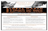 condofire.files.wordpress.com · ELEPHANTS Approximately 35,000 elephants were killed last year— that is 100 a day, and one every 1 5 minutes. Less than 100 years ago 5 million