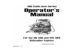 VO-360 and IVO-360 Operator’s Manual - Lycoming Engines · The VO-360 and IVO-360 series engines are four cylinder, vertical direct drive, horizontally opposed, wet sump, air cooled