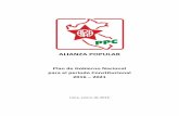 PLAN GOB ALIANZA POPULAR 2016-2021 (09.01.16)bitacora.jomra.es/wp-content/uploads/2016/01/pg-APRA-PPC-2016.pdf · 2016 – 2021 Lima, enero de 2016 ALIANZA POPULAR - Plan de Gobierno