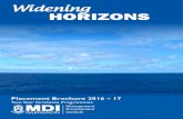 Widening HORIZONS - mdi.ac.in Placement... · MDI’s selection process has evolved over the years to handpick students who ... (PGPM), started in 1994 as the flagship programme,