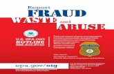 Poster: Report Fraud Waste and Abuse to the EPA OIG Hotline · 2017. 9. 7. · Poster: Report Fraud Waste and Abuse to the EPA OIG Hotline Author: US EPA, Office of Inspector General