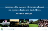 Assessing the impacts of climate change on crop production ...cipotato.org/wp-content/uploads/Impacts of climate change on crop... · Assess the impacts of climate change on crop