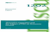 C:/Users/Beatrice/Desktop/paper3/FARKAS FDI...Absorptive Capacities and the Impact of FDI on Economic Growth∗ Beatrice Farkas DIW Berlin March, 2012 Abstract This paper analyzes