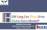 HOW Long Can China Drive Global Dairy Market? · •Main exporters Production and outlook: million tons •Net growth 11 million tons ，3.3 million tons in main exporters •4.6%