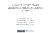 MINORITY & DIVERSITY GRANTS ... - Biomedical Research · •Number of Grants 193 Research Grants –R Type 169 Others –(P/U/other) 23 •38 applications if 20% of eligible investigators