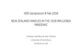 IMPACT OF 1918 INFLUENZA PANDEMIC ON NEW ZEALAND …. NZIS Feb 20… · Orphanismin the 1918 influenza pandemic in NZ: Pakehaparents with offspring who died: Males 1,528 Females 969