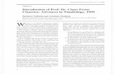 Introduction of Prof. Dr. Claus-Frenz Claussen: Advances ... · Introduction of Prof. Dr. Claus-Frenz Claussen: Advances in Tinnitology, 1999 ... He also is the founder and president