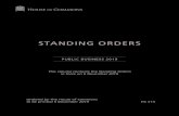 STANDING ORDERS - publications.parliament.uk · 100. Scottish Grand Committee (sittings) 125 101. [Repealed, 1 November 2006] 127 102. Welsh Grand Committee (composition and business)