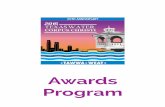 Awards Program - North Texas Section of the Water ... · AWWA Award of Merit.....9 TAWWA William T. "Doc" Ballard Award .....10 AWWA Silver Water ... increase AWWA’s role in the