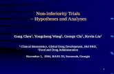 Non-inferiority Trials Hypotheses and Analyses 2004 Chen.pdf · Control Trials. Encyclopedia of Biopharmaceutical Statistics: Second Edition. [2] Mark Rothmann, Ning Li, Gang Chen,