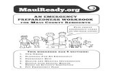 AN EMERGENCY PREPAREDNESS WORKBOOK FOR AUI COUNTY … · an emergency preparedness workbook for maui county residents this workbook has 6 sections: 1. our ohana 2. planning for an