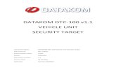 DATAKOM DTC-100 v1.1 VEHICLE UNIT SECURITY TARGET ST-Lite.pdf · 9/18/2013  · ST Title DATAKOM DTC-100v1.1 Vehicle Unit Security Target ST Reference DTC-100-ST 1.2 1.2. TOE Reference