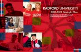 2018-2023 Strategic Plan - Radford University · 2020. 8. 20. · Envisioning the Future 2018-2023 Strategic Plan . 2018-2023 Strategic lan i ... Mission, Vision and Core Values ...