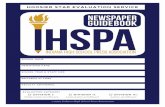 NEWSPAPER GUIDEBOOK · NEWSPAPER. GUIDEBOOK. NOTE: STAFFS SHOULD COMPLETE THE HOOSIER . STAR APPLICATION (IHSPA.NET/FORMS-CENTRAL) TO SUPPLY BACKGROUND INFORMATION FOR JUDGE. The