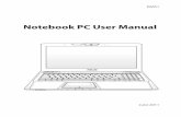 Notebook PC User Manual - B&H PhotoNotebook PC User Manual 7 Safety Precautions The following safety precautions will increase the life of the Notebook PC. Follow all precautions and