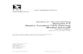 Section 4 - Aeromodelling Volume F3 Radio Control FPV ...aeromodelismo.rfae.es/images/FAI_NORMATIVA... · 4C SECCIÓN - aeromodelismo - F3 FPV RACING F3U Multi-rotor reglas Racing