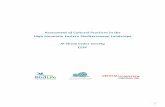 Assessment of Cultural Practices in the High Mountain Eastern … · 2020. 7. 21. · E. Best Agricultural Practices 25 ... clear signs of natural regeneration. Whereas the cedars