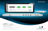 UniFi Security Gateway Datasheet - Winther Wireless...encrypts private data communications traveling over the Internet. QoS for Enterprise VoIP and Video Top QoS priority is assigned