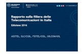 Rapporto sulla filiera delle Telecomunicazioni in Italia - ASSTEL – … · 2018. 11. 20. · Indice del Rapporto 3 ! Executive summary 1. Il contesto macroeconomico 2. L’infrastruttura