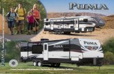 Travel Trailers • Fifth Wheels • Toy Haulers • Destination Trailerslibrary.rvusa.com/brochure/2015pumabrochure.pdf · 2015. 7. 20. · 30FBSSCook up something amazing in this