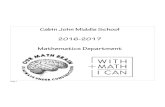 Cabin John Middle · PDF file C2.O Geom. C2.o Math 8 Geometry C2.o Alg. 2 C2.o Alg. 1 High 10 11 Algebra 2 pre- Calculus Q.o Pre-Cal. C2.o C2.o Alg.2 C2.o Pre-Cal. * Including MCPS