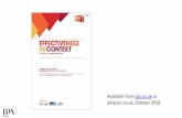 amazon.co.uk, October 2018 Available from ipa.co.uk or … · Source: IPA Databank, 2012-2016 not-for-profit cases. Brand under-investment is damaging effectiveness in most sectors