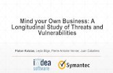 Mind your Own Business: A Longitudinal Study of Threats ...€¦ · Banks 1.1K 16.6M IT Services 1.0K 7.5M Healthcare Services 1.1K 6.5M Professional Services 875 3.8M Commercial