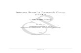 Internet Security Research Group (ISRG)Sep 09, 2015  · This ISRG Certificate Policy (CP) contains the business, technical, and legal requirements for governing the life cycle events