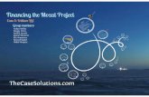 Financing the Mozal Project Case Solution · The reasons for the choice of Project Financing Lessons learned regarding the financing of large, greenfield projects Suggested Steps
