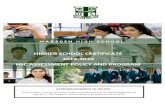 HIGHER SCHOOL CERTIFICATE 2018-2019 HIGHER SCHOOL CERTIFICATE · HIGHER SCHOOL CERTIFICATE 2018-2019 HSC ASSESSMENT POLICY AND PROGRAM ACKNOWLEDGEMENT OF RECEIPT Each student is to