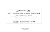 SCOPE-CM Minutes of the€¦ · 4 SCM-Projects: Presentation of the SCM projects content, plan and activities .....5 4.1 SCM-01 Upper tropospheric humidity (John Bates).....7 4.2