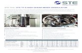 STE Products Carteles · The model STE TP G is a high shear mixer granulator designed to optimize wet granulation process with high density mixture and good repeatability. It includes