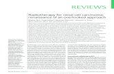 Radiotherapy for renal cell carcinoma: renaissance of an ... conventional radiotherapy at a dose of