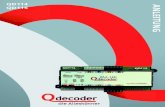QD114.QD115.za2-16n - Qdecoder Schweiz · Schreiben einer CV8=1 kopiert Mode und Adresse vom Funktionsanschluss 1 auf alle anderen Funktionsanschlüsse. 15 0 Decodersperre Vergleichswert