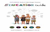 ESPLANADE Arts & Heritage Centreesplanade.ca/assets/SeptemberDecember2018FINALEducationGuide… · stories to their own experiences. ARCHIVES Grade three Art Gallery tours are led