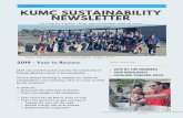 FY20Q2 Sustainability Newsletter · We also presented a poster on KUMC Sustainability at the annual Association for the Advancement of Sustainability in Higher Education (AASHE) Conference