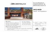 G0122C (B34-DV-2) honeywell - Kirkland Fireplacekirklandfireplace.com/TechInfo/Manuals/Montigo_H34dv.pdf · 2012. 3. 30. · Modification of the fireplace and/or components including