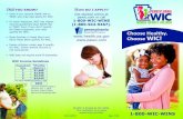 DEPARTMENT OF HEALTH WIC!...to health care and other services Gives advice for healthy eating Provides healthy food Supports breastfeeding WIC is the Special Supplemental Nutrition